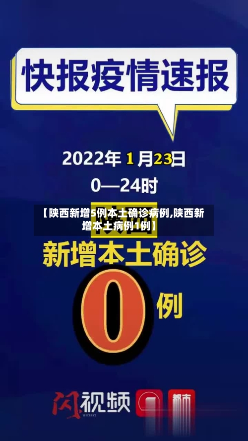 【陕西新增5例本土确诊病例,陕西新增本土病例1例】