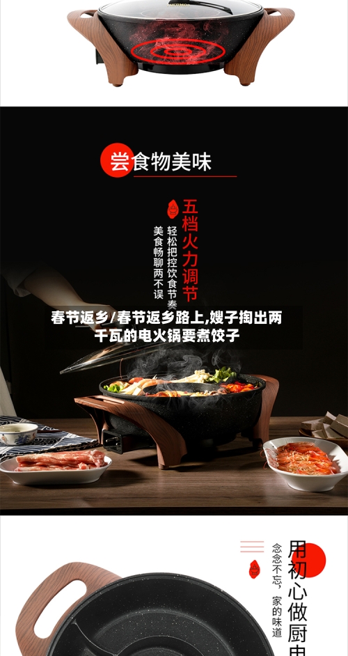 春节返乡/春节返乡路上,嫂子掏出两千瓦的电火锅要煮饺子-第2张图片