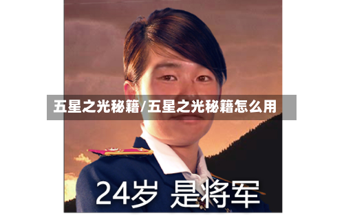 五星之光秘籍/五星之光秘籍怎么用-第2张图片
