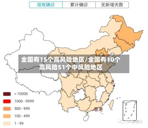 全国有15个高风险地区/全国有10个高风险51个中风险地区