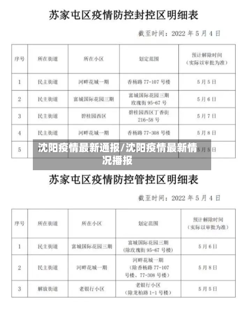沈阳疫情最新通报/沈阳疫情最新情况播报