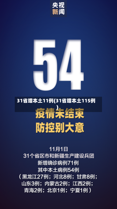 31省增本土11例(31省增本土115例)-第3张图片