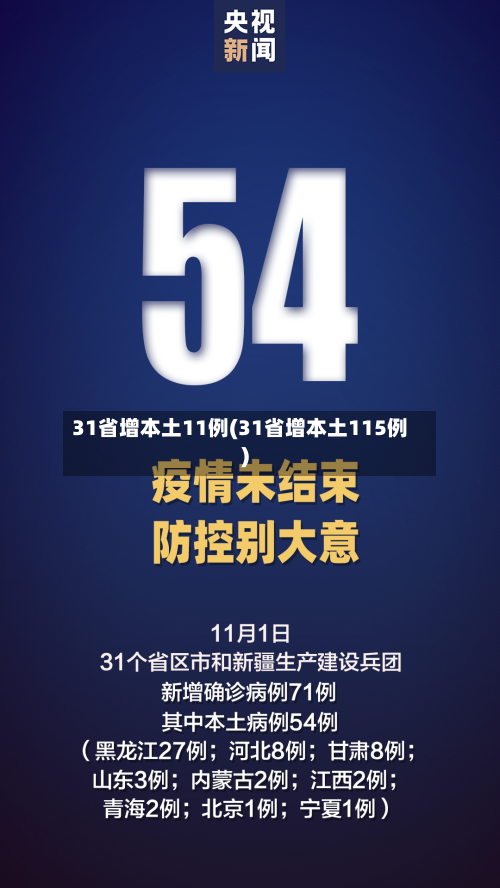 31省增本土11例(31省增本土115例)-第2张图片