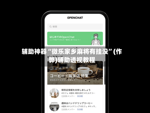 辅助神器“微乐家乡麻将有挂没”(作弊)辅助透视教程