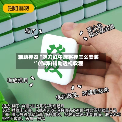 辅助神器“魅力红中麻将挂怎么安装”(作弊)辅助透视教程