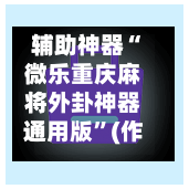 辅助神器“微乐重庆麻将外卦神器通用版	”(作弊)辅助透视教程-第3张图片