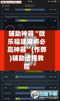 辅助神器“微乐福建麻将必赢神器”(作弊)辅助透视教程