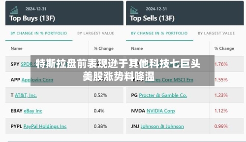 特斯拉盘前表现逊于其他科技七巨头 美股涨势料降温-第2张图片