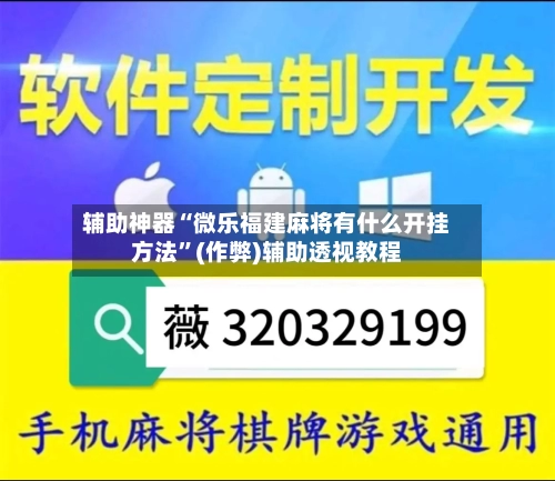 辅助神器“微乐福建麻将有什么开挂方法”(作弊)辅助透视教程