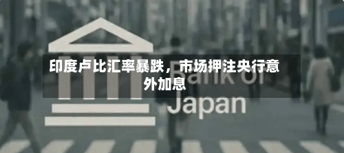 印度卢比汇率暴跌，市场押注央行意外加息