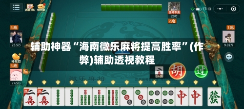 辅助神器“海南微乐麻将提高胜率”(作弊)辅助透视教程