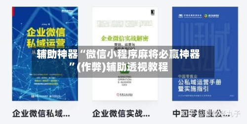 辅助神器“微信小程序麻将必赢神器”(作弊)辅助透视教程-第2张图片