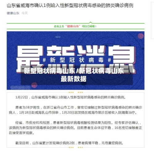 新型冠状病毒山东/新冠状病毒山东最新数据