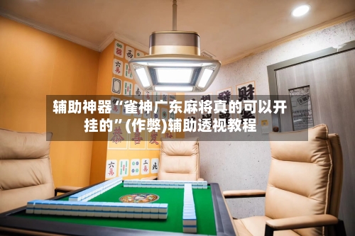 辅助神器“雀神广东麻将真的可以开挂的”(作弊)辅助透视教程