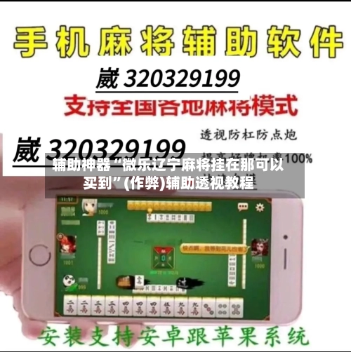辅助神器“微乐辽宁麻将挂在那可以买到”(作弊)辅助透视教程