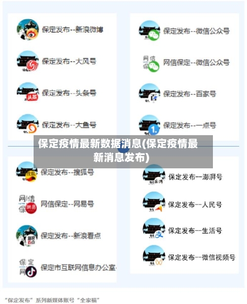 保定疫情最新数据消息(保定疫情最新消息发布)