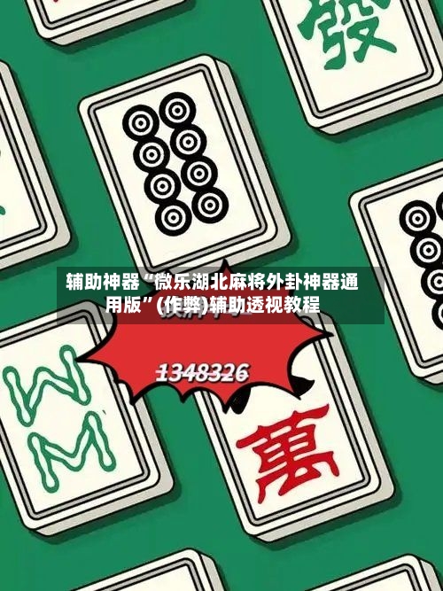 辅助神器“微乐湖北麻将外卦神器通用版”(作弊)辅助透视教程