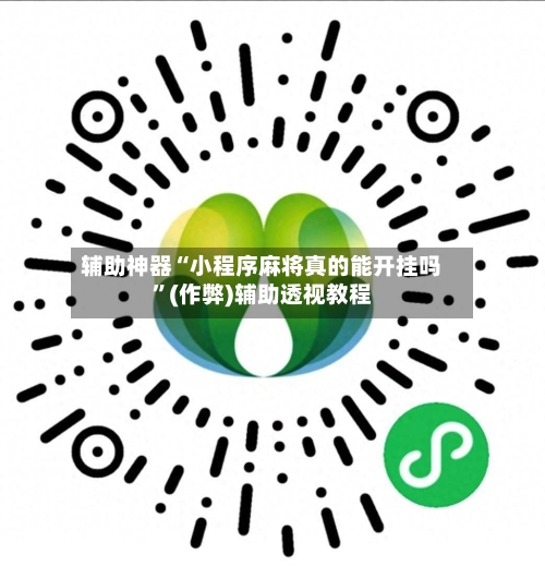 辅助神器“小程序麻将真的能开挂吗”(作弊)辅助透视教程