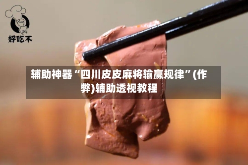 辅助神器“四川皮皮麻将输赢规律”(作弊)辅助透视教程