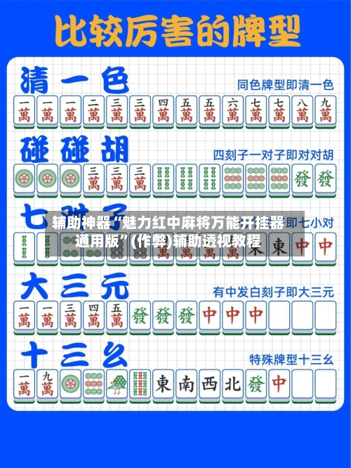 辅助神器“魅力红中麻将万能开挂器通用版”(作弊)辅助透视教程