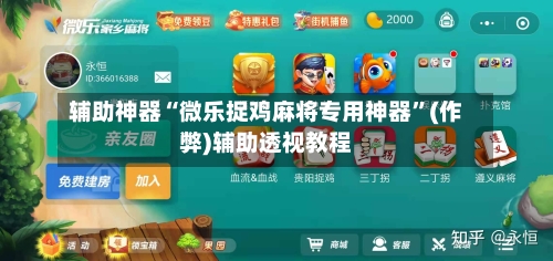 辅助神器“微乐捉鸡麻将专用神器”(作弊)辅助透视教程