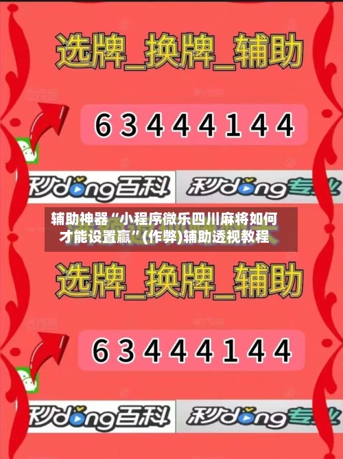 辅助神器“小程序微乐四川麻将如何才能设置赢	”(作弊)辅助透视教程-第2张图片