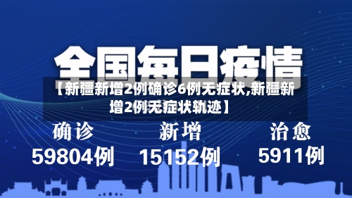 【新疆新增2例确诊6例无症状,新疆新增2例无症状轨迹】