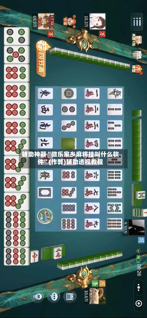 辅助神器“微乐家乡麻将挂叫什么软件	”(作弊)辅助透视教程-第3张图片