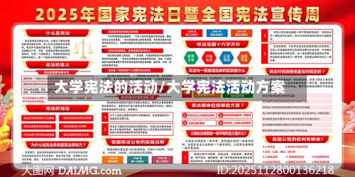 大学宪法的活动/大学宪法活动方案