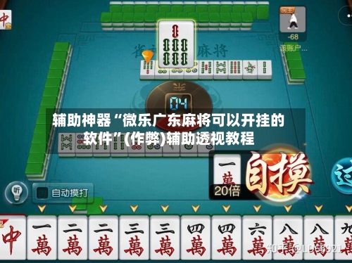 辅助神器“微乐广东麻将可以开挂的软件”(作弊)辅助透视教程