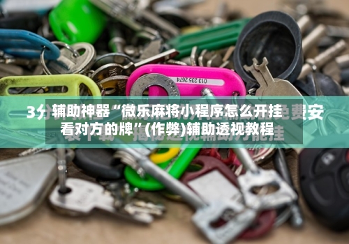 辅助神器“微乐麻将小程序怎么开挂看对方的牌”(作弊)辅助透视教程-第2张图片