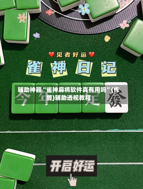 辅助神器“雀神麻将软件真有用吗	”(作弊)辅助透视教程-第3张图片