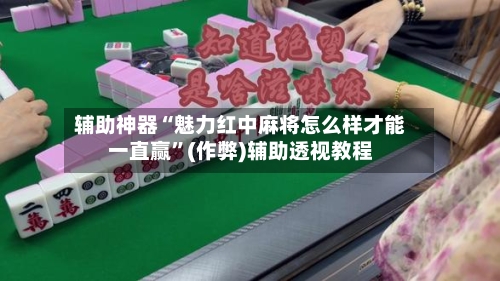辅助神器“魅力红中麻将怎么样才能一直赢”(作弊)辅助透视教程-第2张图片