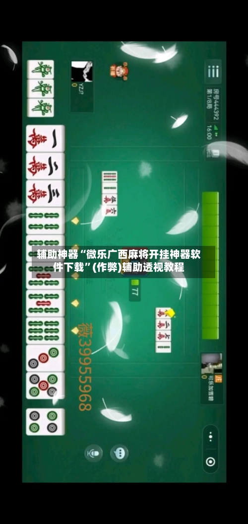 辅助神器“微乐广西麻将开挂神器软件下载”(作弊)辅助透视教程-第2张图片