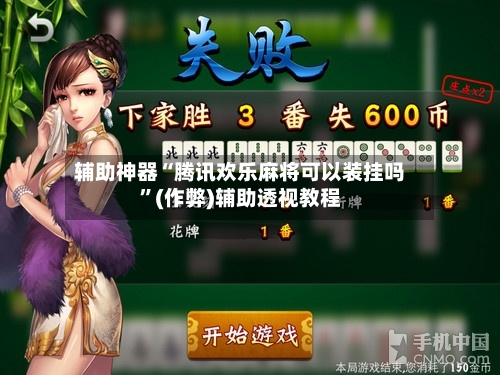 辅助神器“腾讯欢乐麻将可以装挂吗	”(作弊)辅助透视教程-第3张图片
