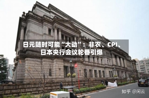 日元随时可能“大动”：非农、CPI、日本央行会议轮番引爆