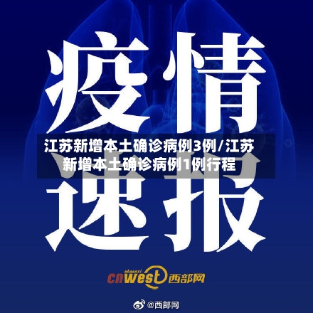 江苏新增本土确诊病例3例/江苏新增本土确诊病例1例行程