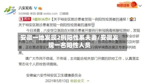 安徽一地发现2例阳性系夫妻/安徽发现一名阳性人员-第2张图片