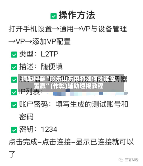 辅助神器“微乐山东麻将如何才能设置赢”(作弊)辅助透视教程-第2张图片
