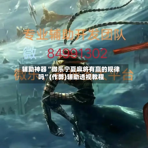 辅助神器“微乐宁夏麻将有赢的规律吗”(作弊)辅助透视教程-第2张图片