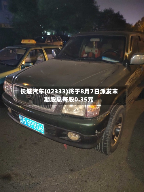 长城汽车(02333)将于8月7日派发末期股息每股0.35元