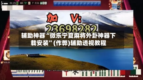辅助神器“微乐宁夏麻将外卦神器下载安装”(作弊)辅助透视教程-第3张图片