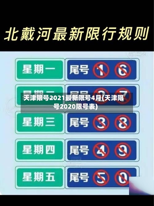 天津限号2021最新限号4月(天津限号2020限号表)-第3张图片