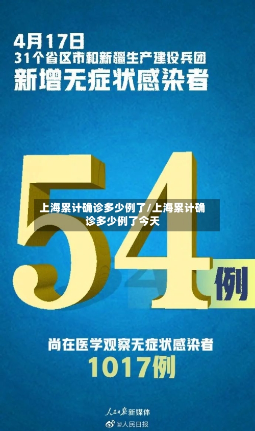 上海累计确诊多少例了/上海累计确诊多少例了今天-第2张图片