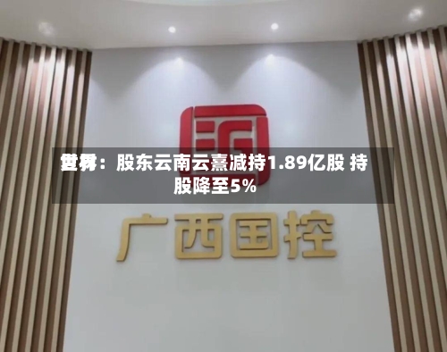世界复材：股东云南云熹减持1.89亿股 持股降至5%-第2张图片