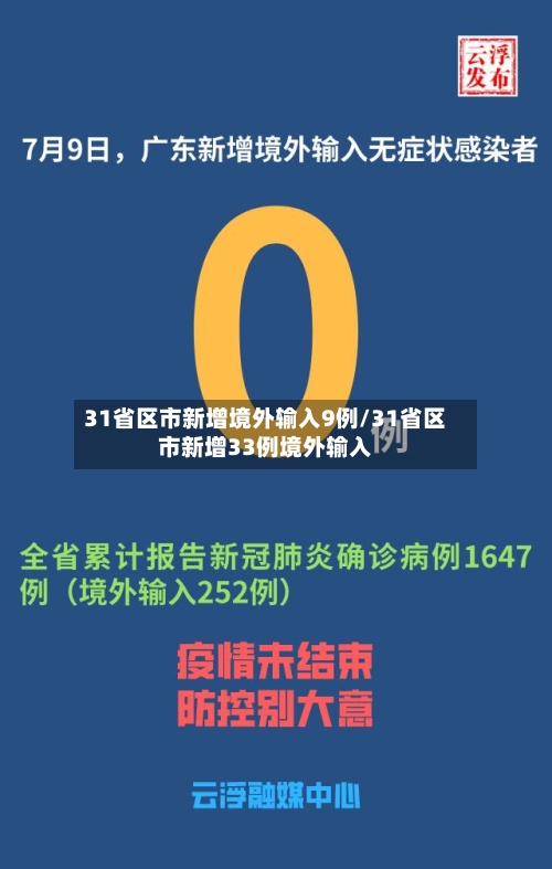 31省区市新增境外输入9例/31省区市新增33例境外输入-第3张图片