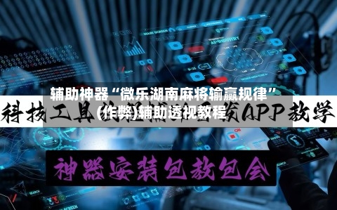 辅助神器“微乐湖南麻将输赢规律”(作弊)辅助透视教程
