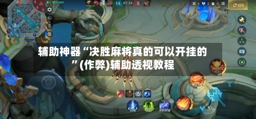 辅助神器“决胜麻将真的可以开挂的	”(作弊)辅助透视教程-第3张图片