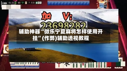 辅助神器“微乐宁夏麻将怎样使用开挂”(作弊)辅助透视教程