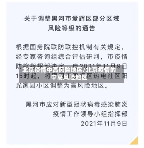北京疫情中高风险地区/北京疫情的中高风险地区